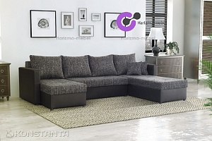 фото Модульный П-образный диван Милана мод2