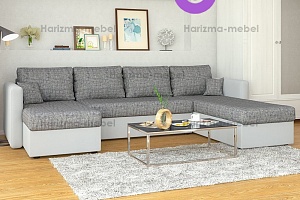 фото Модульный П-образный диван Милана мод3