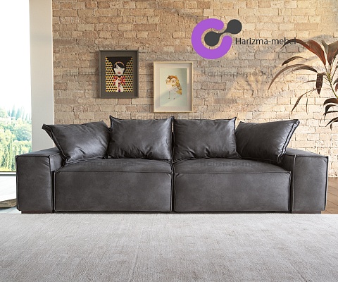 Фото диван прямой Император-Лофт мод1 от Харизма Мебель