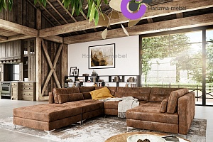 фото Модульный диван П-образный  Герцог-3 мод2